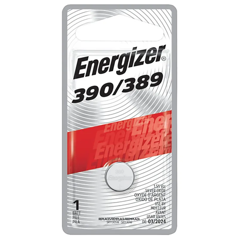Energizer Silver Oxide 389/390 1.55 V 0.08 MAh Electronic/Watch Battery 1 Pk
