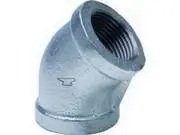 Anvil 1102 Galvanized Class 150 45 Degree Elbow, 2 Inch Fnpt