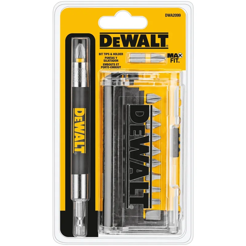 Max Fit 3.87 In. Drive Guide Bit Set S2 Tool Steel 13 Piece Dwa2099