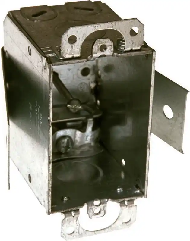 12-1/2 Cu In Rectangle Steel 1 Gang Switch Box Gray Model 526