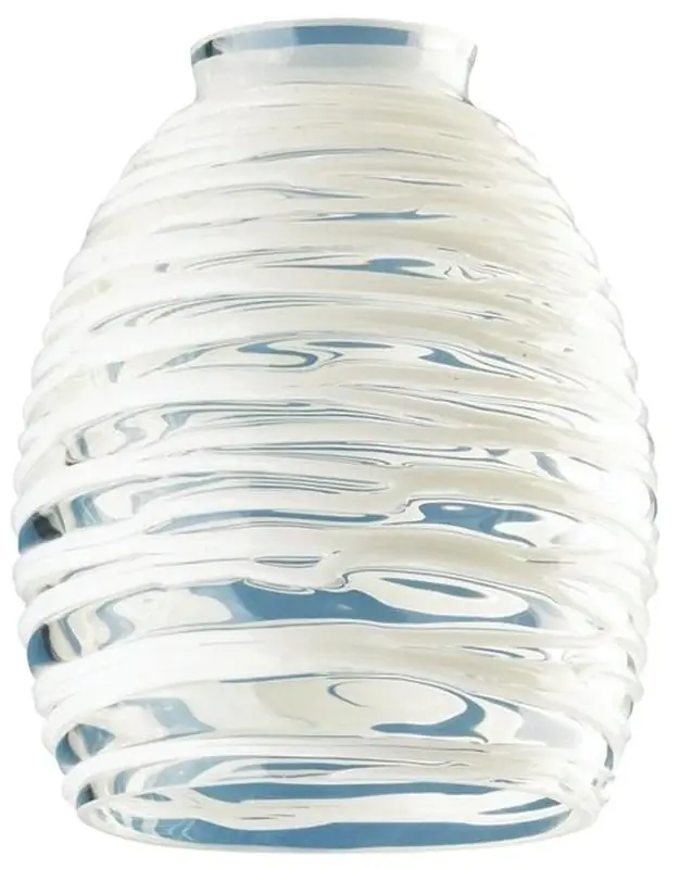 Westinghouse Tapered Barrel White Glass Fan/Fixture Shade 1 Pk