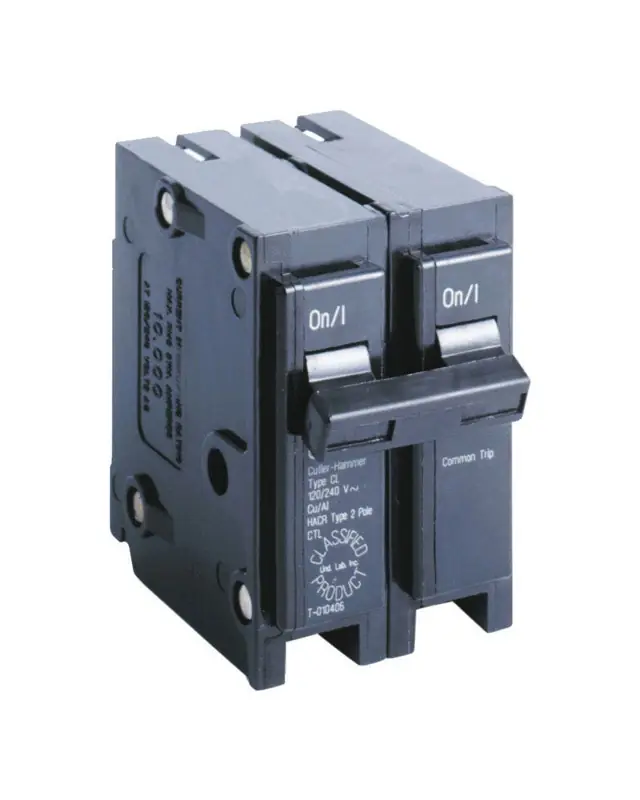 Cutler-hammer 15 Amp Plug-in 2-pole Circuit Breaker, Model Cl215cs