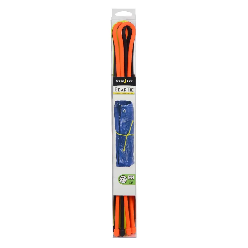 Nite Ize Gear Tie 32 In. L Assorted Twist Ties 6 Pk
