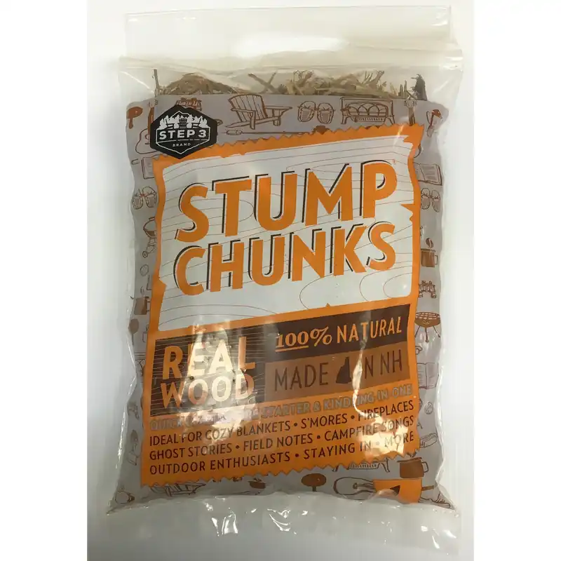 Stump Chunks Wood Fiber Fire Starter 10 Min 0.1 Cu Ft