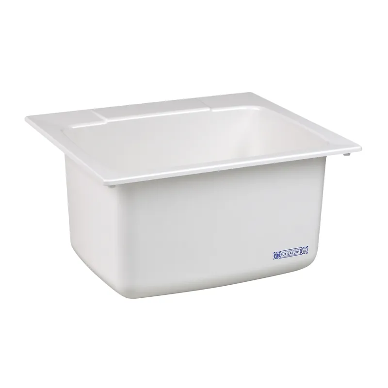 25 In. W X 22 In. D Self-rimming Composite Utility Sink Model 10