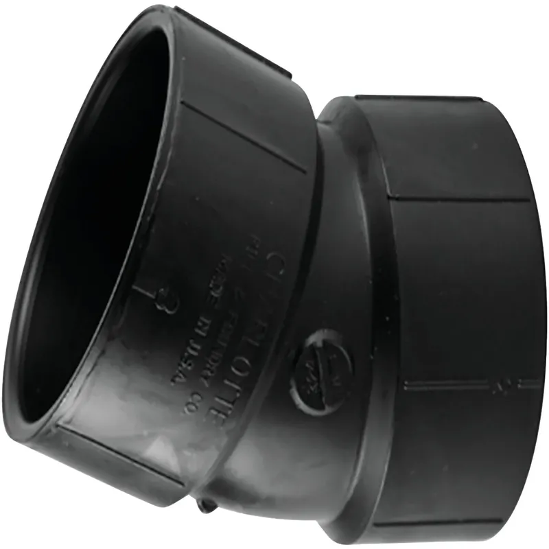 ABS/DWV 22-1/2-Degree Pipe Ell, 1-1/2 In.