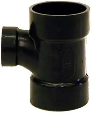 3 X 3 X 1-1/2 In. Hub Reducing Sanitary Abs Waste & Vent Tee