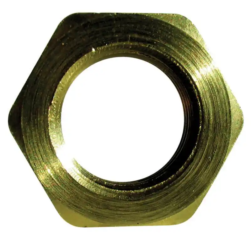 Brass Pipe Lock Nut 1/4 Inch Diameter For Plumbing Applications