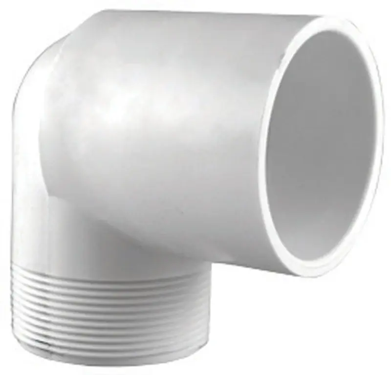 Charlotte Pipe 2 In. Slip X 2 In. D MPT PVC Street Elbow 1 Pk