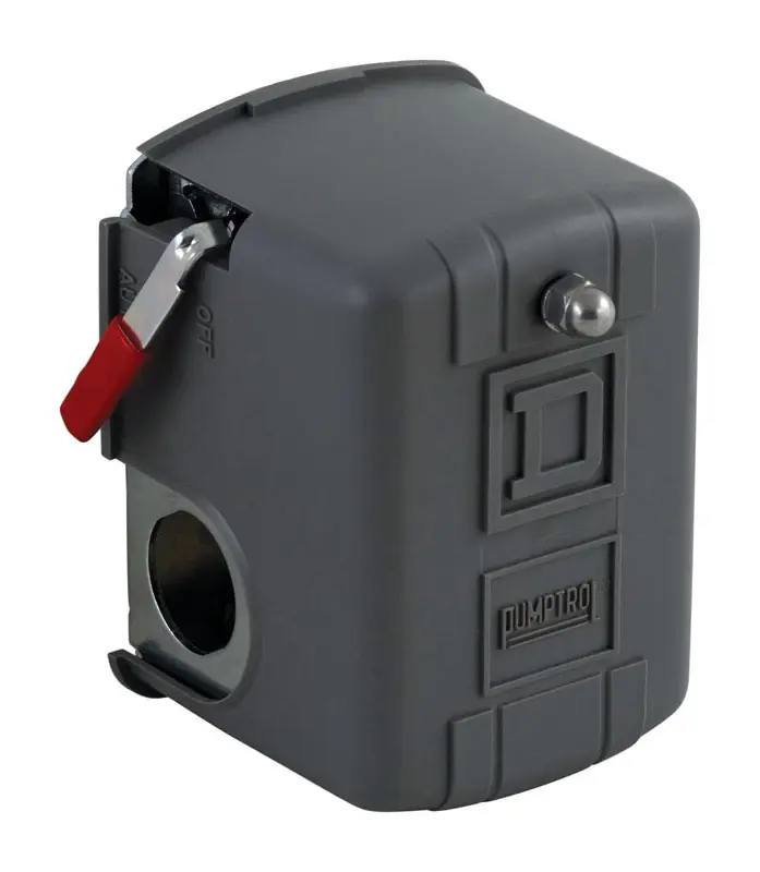 Pressure Switch With Low Pressure Cut-Off For Electric Water Pump, 30/50 PSI