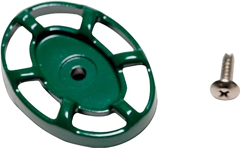 Sillcock Replacement Wheel Handle, Green Oval