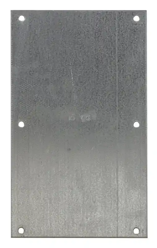 5 Inch X 8 Inch Galvanized Steel Shield Plate Model 536-85