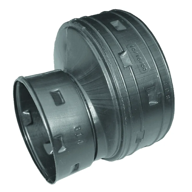 Advanced Drainage Systems 3 In. Snap X 4 In. D Snap Polyethylene 4-1/2 In. Coupler 1 Pk