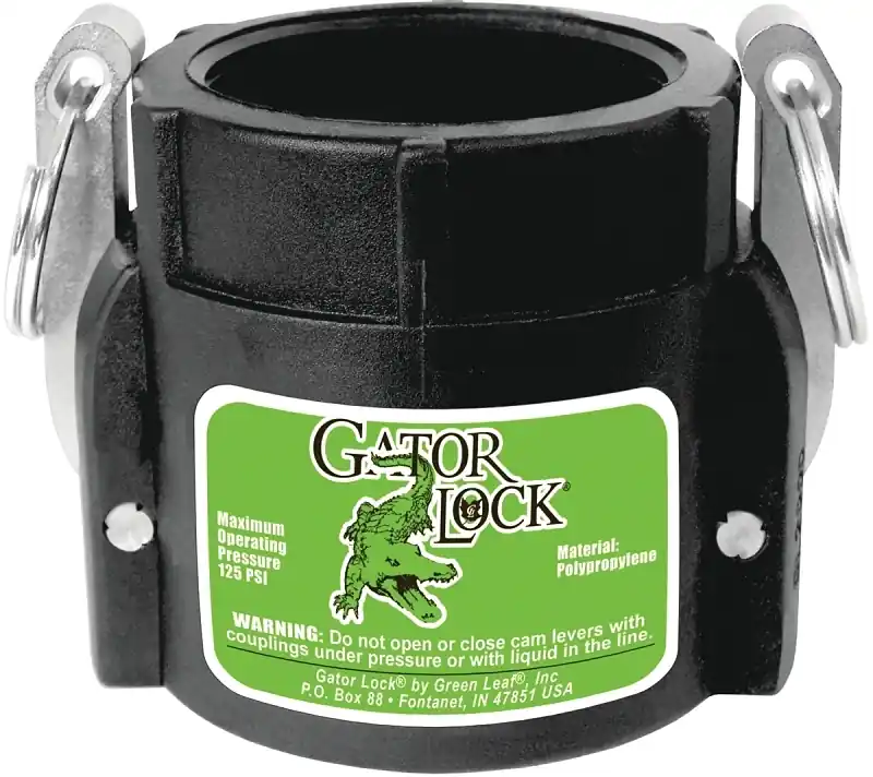 200d/glp200dnl Female Cam Lever Coupling, 2 Inch, Polypropylene