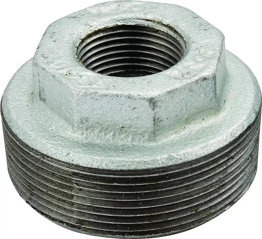 Galvanized Malleable Hex Bushing 3/8 Inch X 1/4 Inch - Model 35-3/8x1/4g