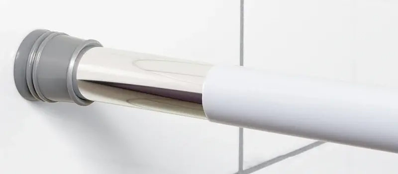 Shower Rod Cover, White, 60-In.