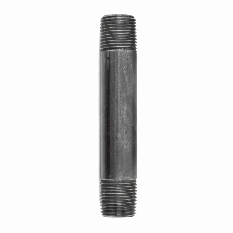 3/8 In. Mip Black Steel Nipple 4-1/2 In. Length