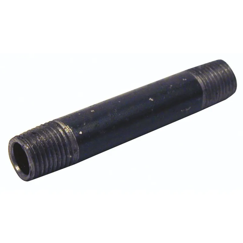 3/4 In. X 9 In. Standard Black Steel Nipple Pipe - Model 20513