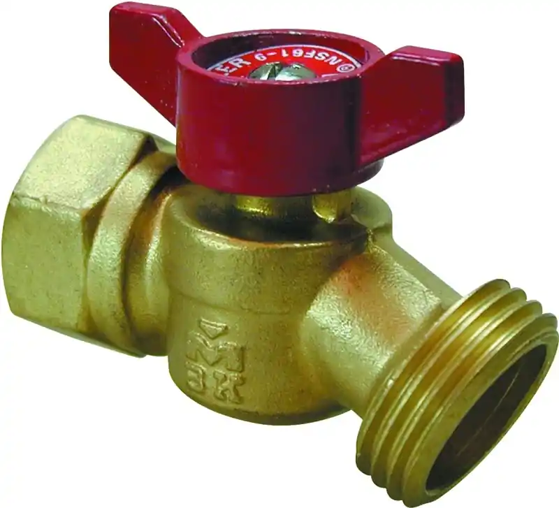 Hose Bibb, No-Kink, 1/2 In. FIP