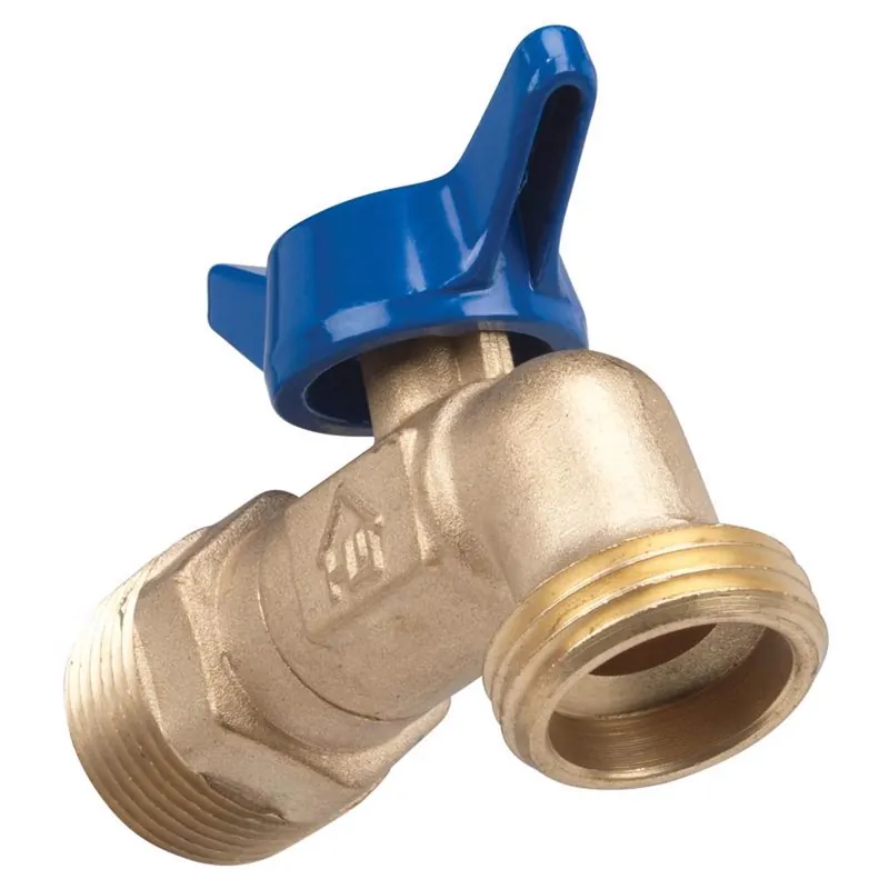 3/4 In. Mip X 3/4 In. Mht Brass Quarter-turn Hose Bibb Valve