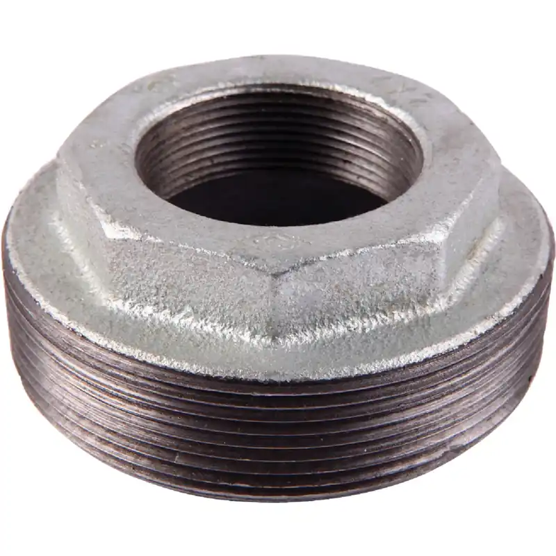 1 In. X 1/4 In. Hex Galvanized Malleable Iron Bushing