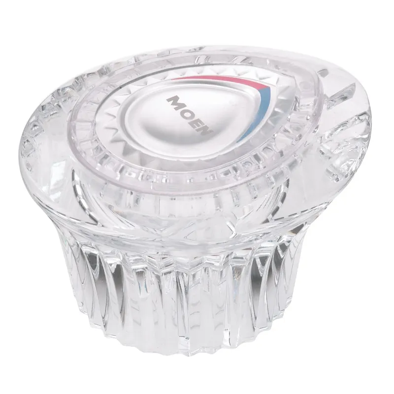 Chateau Acrylic Knob Tub & Shower Replacement Faucet Handle, Clear, 2.5 In.