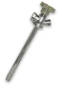 Non-freeze Wall Hydrant Quarter Turn Anti Siphon 1/2 Inch Male X 1/2 Inch Solder 12 Inch
