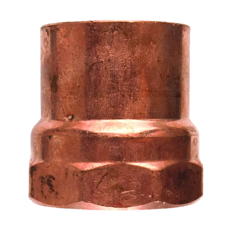 NIBCO 1/2 In. Copper X 1/4 In. D FPT Copper Pipe Adapter 1 Pk