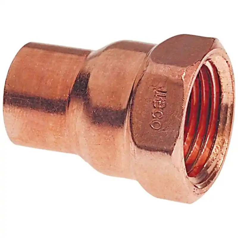 3/4 X 1 In. Copper Female Adapter Pipe Fitting