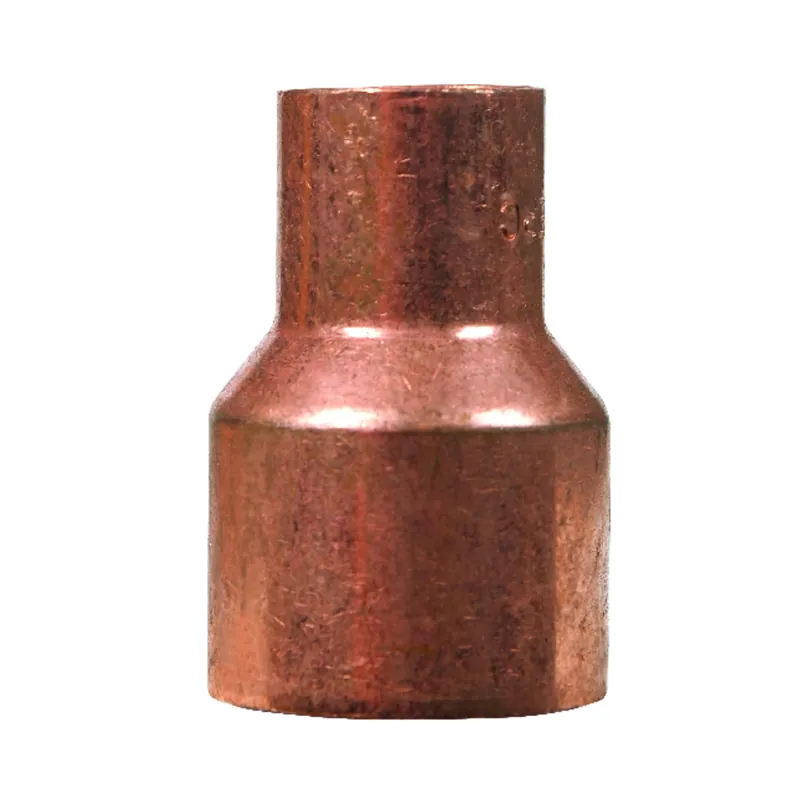 NIBCO 1-1/4 In. Sweat X 3/4 In. D Sweat Copper Coupling With Stop 1 Pk