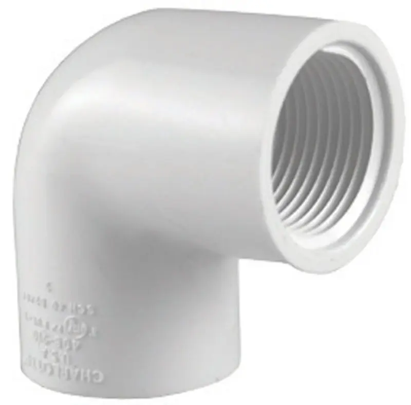 Charlotte Pipe Schedule 40 1-1/2 In. FPT X 1-1/2 In. D FPT PVC Elbow 1 Pk