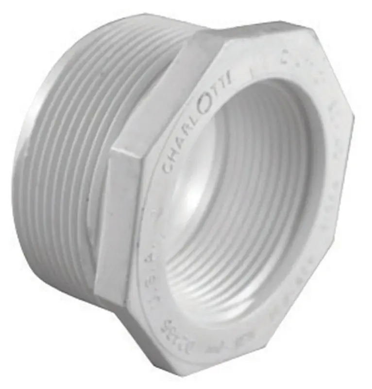 Charlotte Pipe Schedule 40 1 In. MPT X 1/2 In. D FPT PVC Reducing Bushing 1 Pk