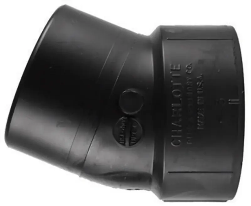 3 In. Slip X 3 In. Hub Abs Elbow For Drainage Systems