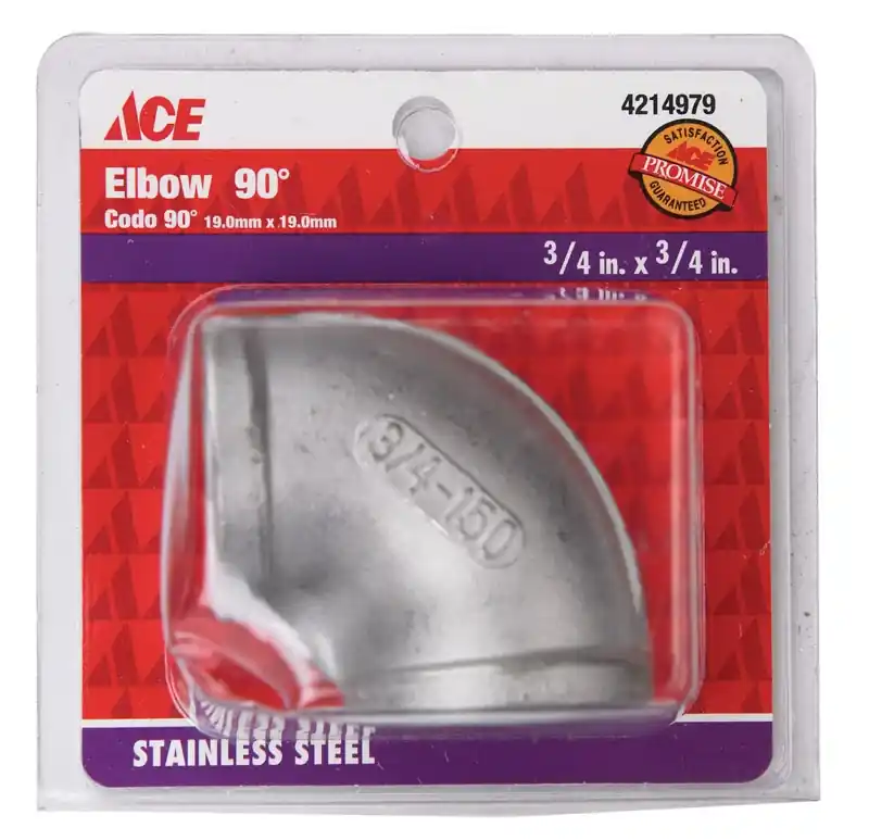 3/4 In. Fpt X 3/4 In. Fpt Stainless Steel 90 Degree Elbow