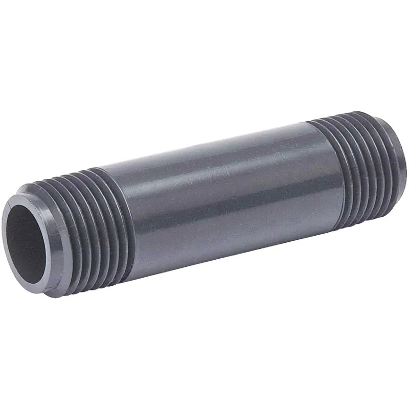 B&K Schedule 80 1-1/4 In. MIP X 1-1/4 In. D MIP PVC 6 In. Nipple 1 Pk