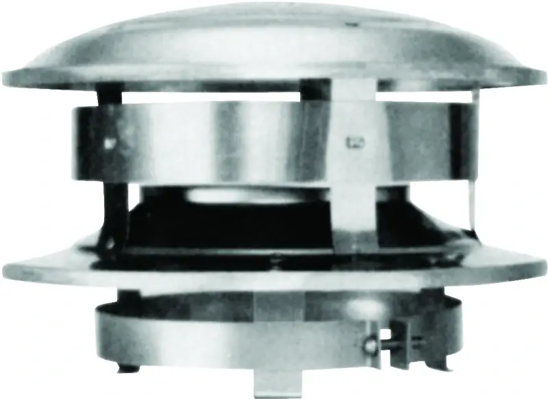Sure-Temp Chimney Top, Stainless Steel, 8-In. Round
