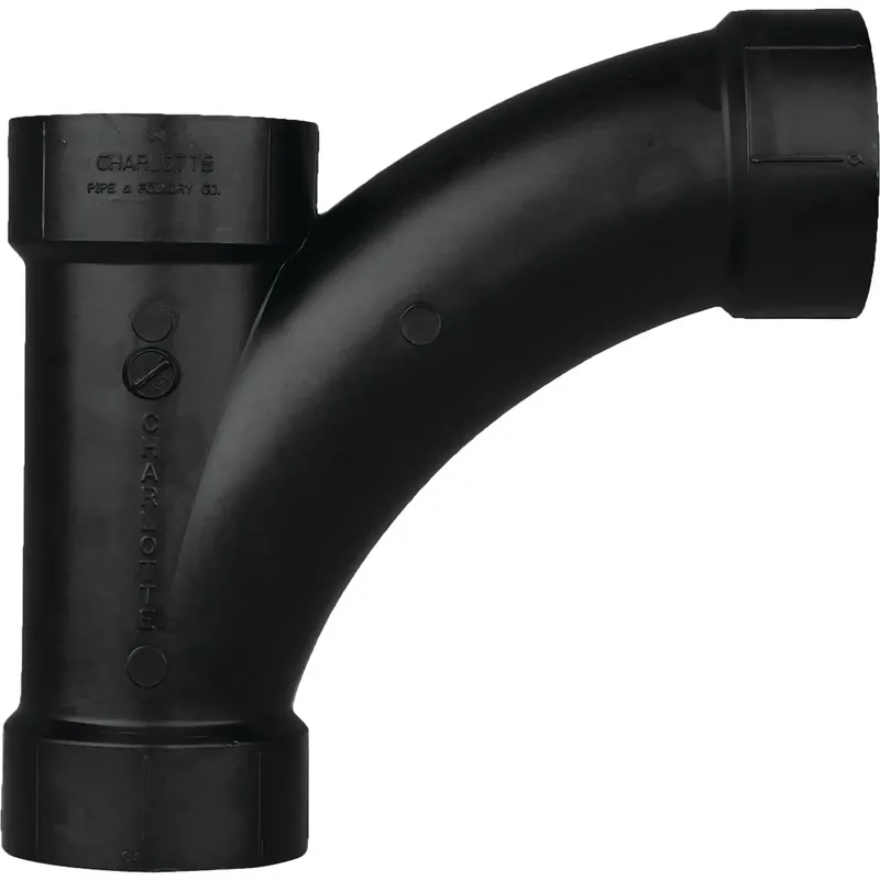 ABS/DWV Long Turn Tee Wye, 2 In.