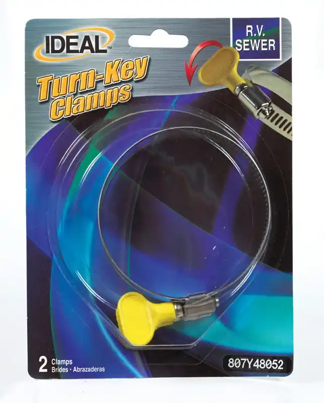 Ideal Tridon 2-1/2 In. 3-1/2 In. 48 Hose Clamp Stainless Steel Turn Key