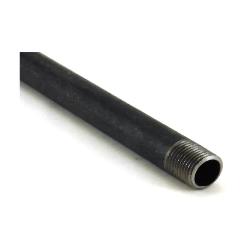 1/2 In. Diameter X 10 Ft. Length Black Steel Pipe