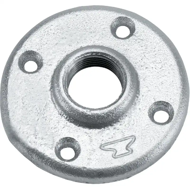 Galvanized Floor Flange, 2 In.