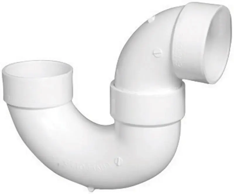 Charlotte Pipe Schedule 40 4 In. 31 Hub X 4 In. 31 D Hub PVC P-Trap