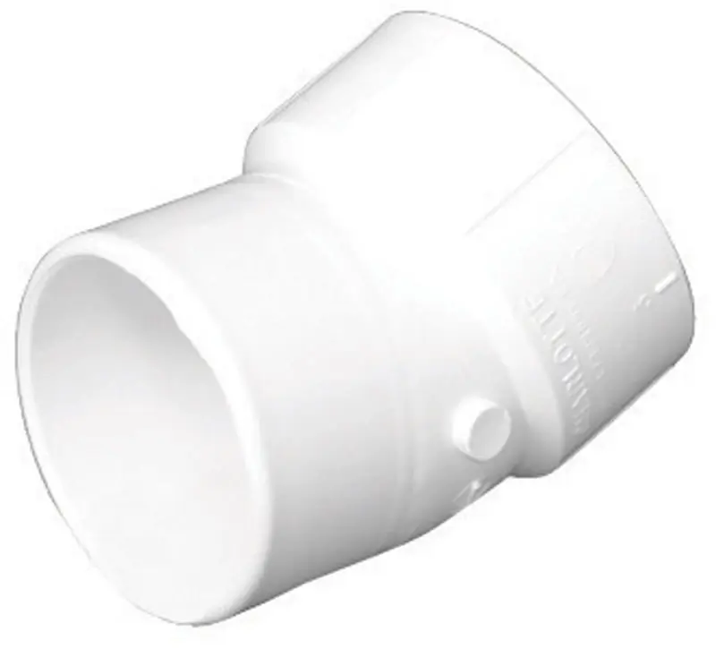 Charlotte Pipe 2 In. Hub X 2 In. D Spigot PVC Elbow 1 Pk