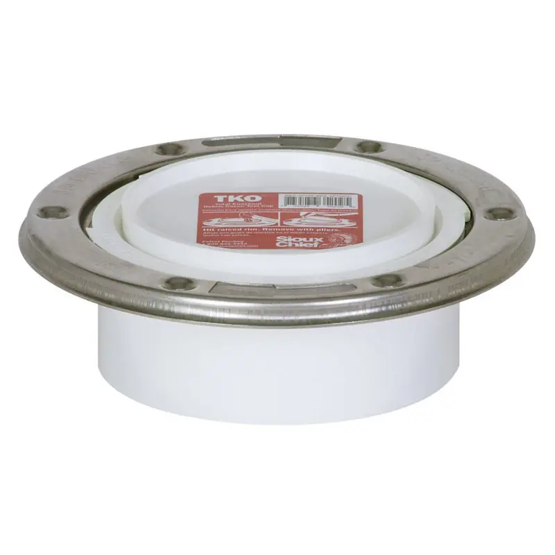 PVC Hub Closet Flange, 4 In.