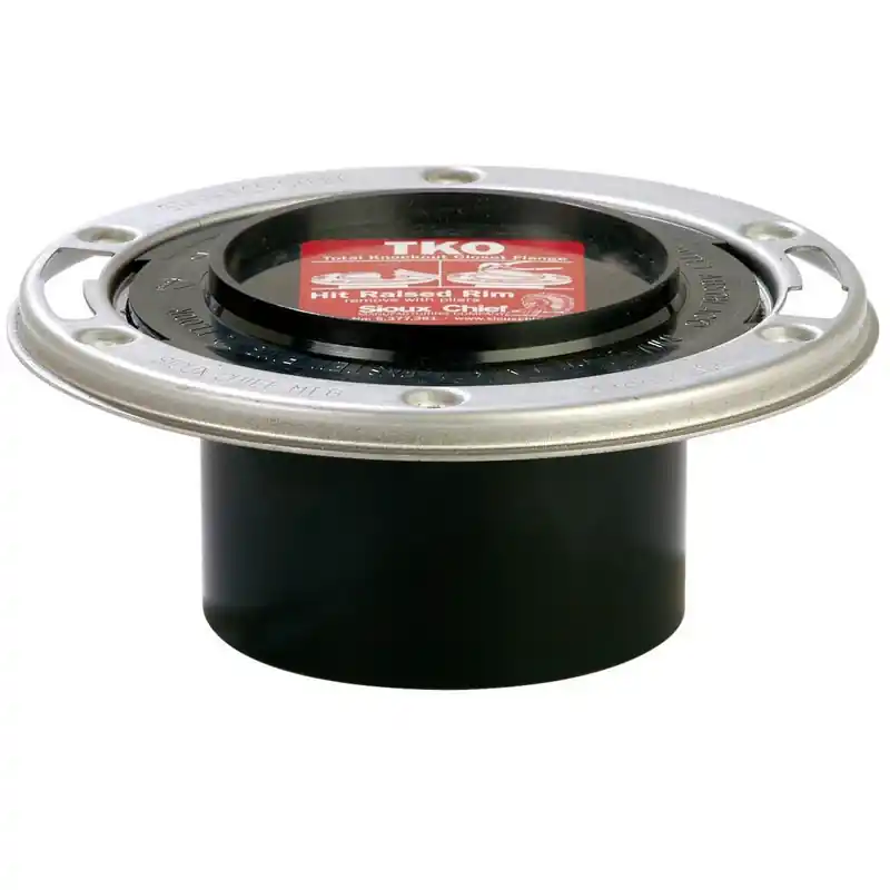 ABS/DWV Closet Flange, 3 In. Hub Or 4 In. Inside