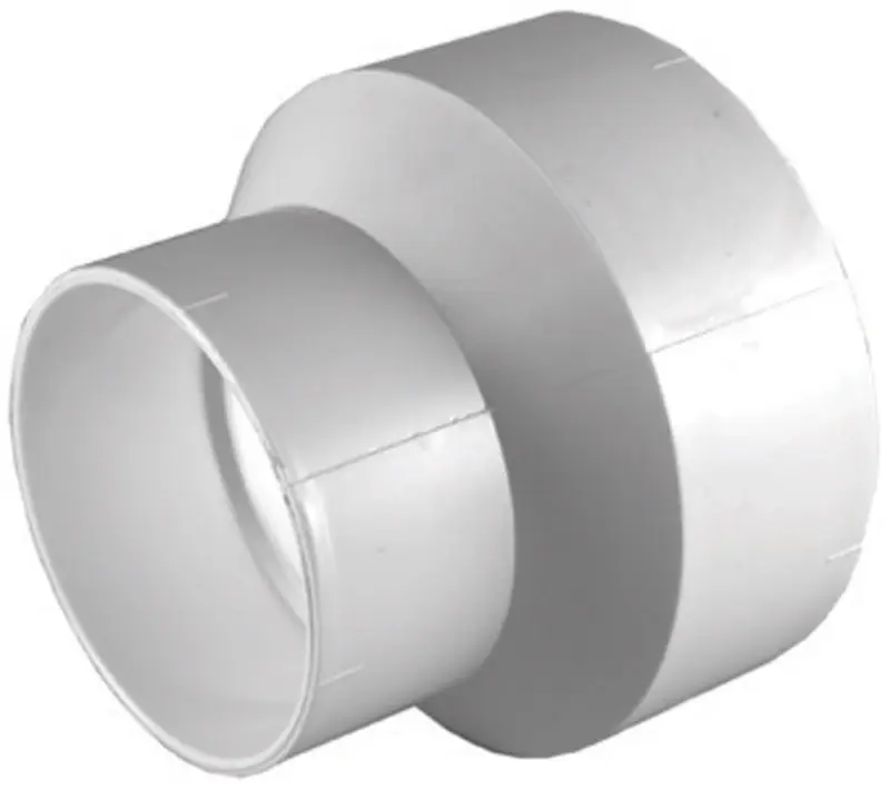 Charlotte Pipe Schedule 30 3 In. Hub X 1-1/2 In. D Hub PVC Reducing Coupling 1 Pk