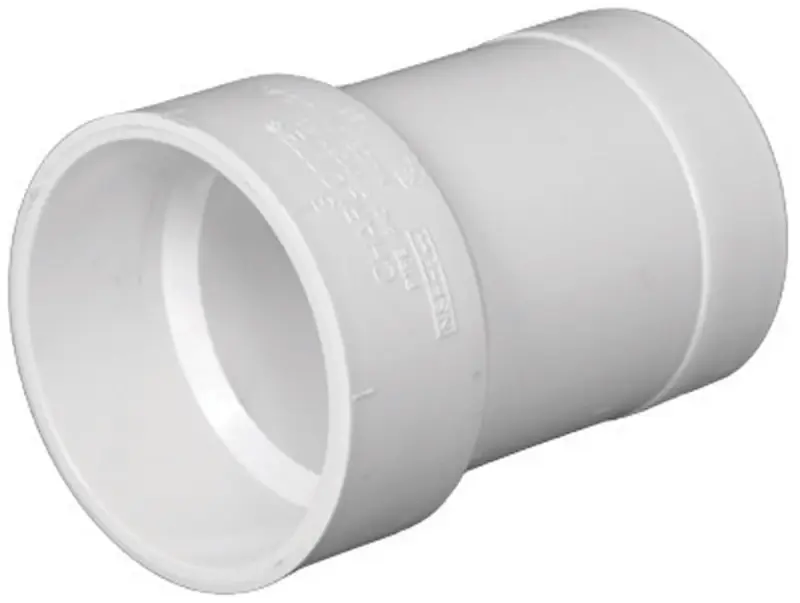 Charlotte Pipe 2 In. Hub X 2 In. D Spigot PVC Pipe Adapter 1 Pk