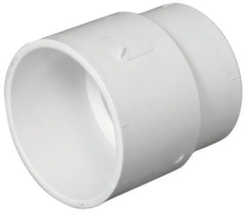 Charlotte Pipe Schedule 40 3 In. Hub X 3 In. D Hub PVC Pipe Adapter 1 Pk