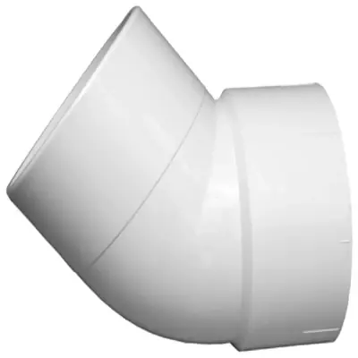 Charlotte Pipe Schedule 40 2 In. Hub X 2 In. D Spigot PVC Street Elbow 1 Pk