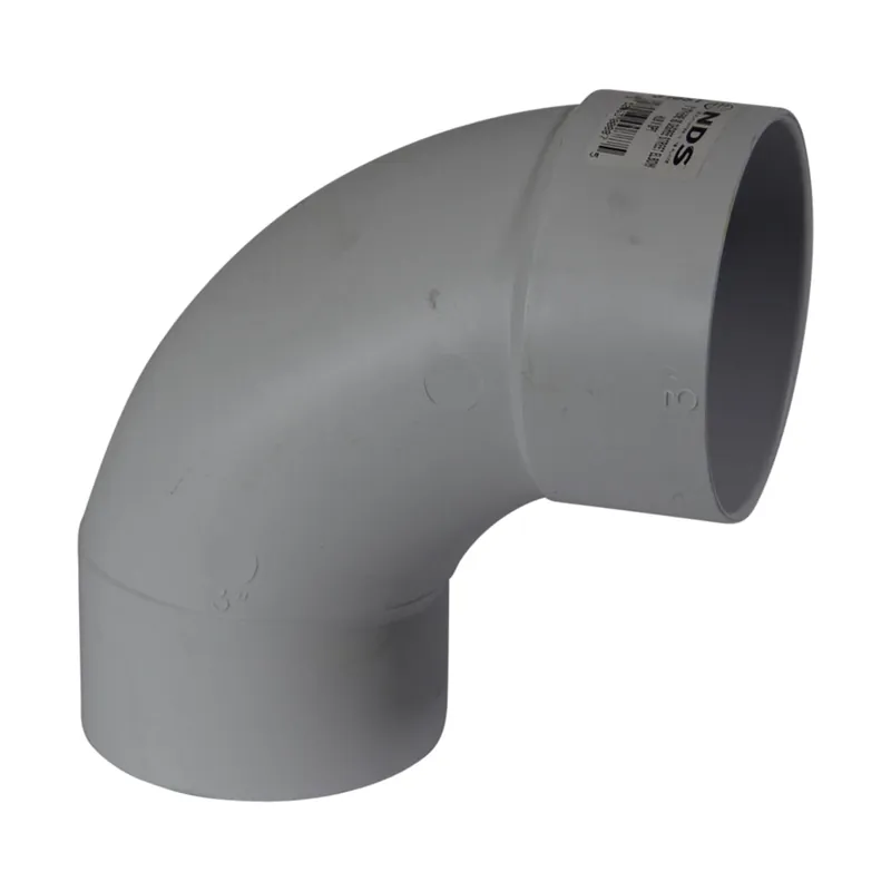 NDS Schedule 35 3 In. Hub Each X 3 In. D Spigot PVC Elbow 1 Pk