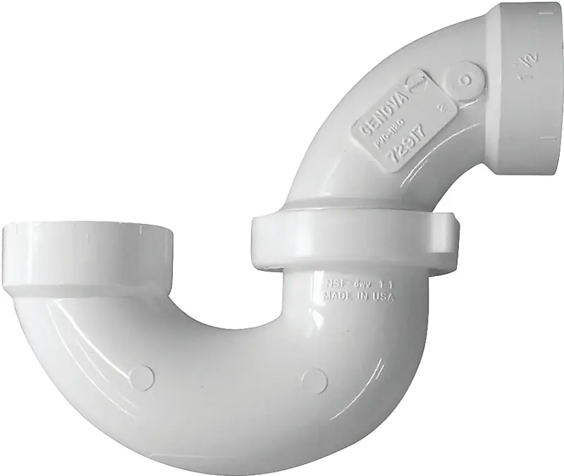 193211n Pvc Dwv P-trap With Union, 1-1/2 Inch, White